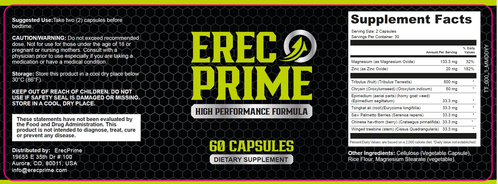 ErecPrime Supplement